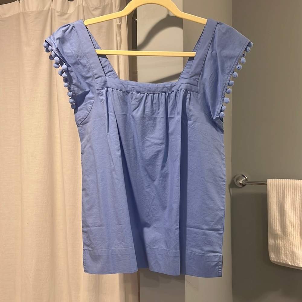 J.  Crew Pom Pom Top